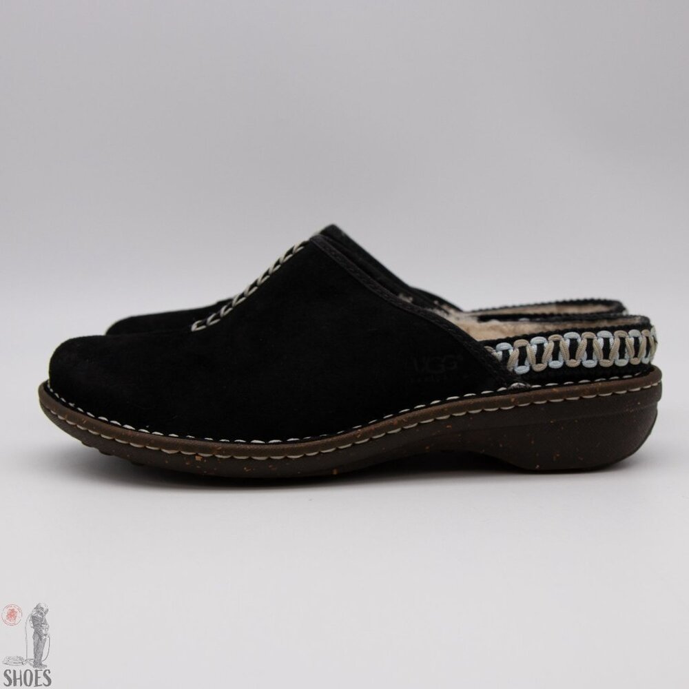 Ugg Australia Kohala Mule Black Suede - Size 8 - Picture 3 of 14